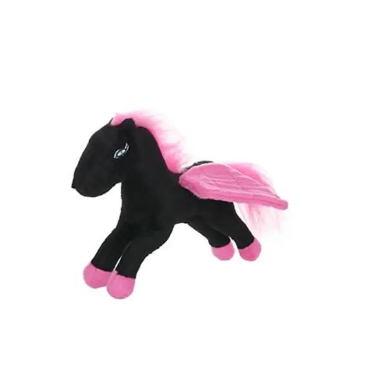 Mighty Junior Liar Pegasus Black Pink Dog Toy