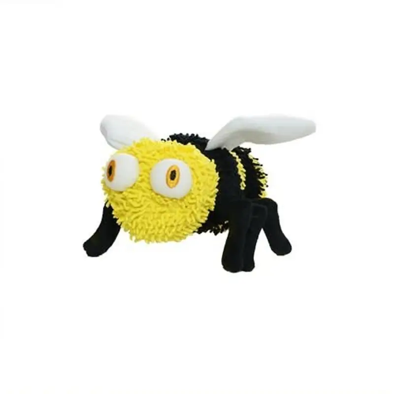 Mighty Microfiber Ball Med Bee Dog Toy