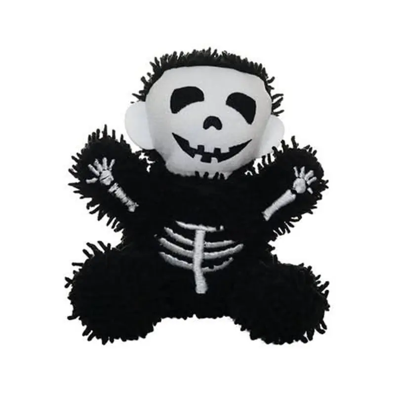 Mighty Microfiber Ball Med Skeleton Dog Toy