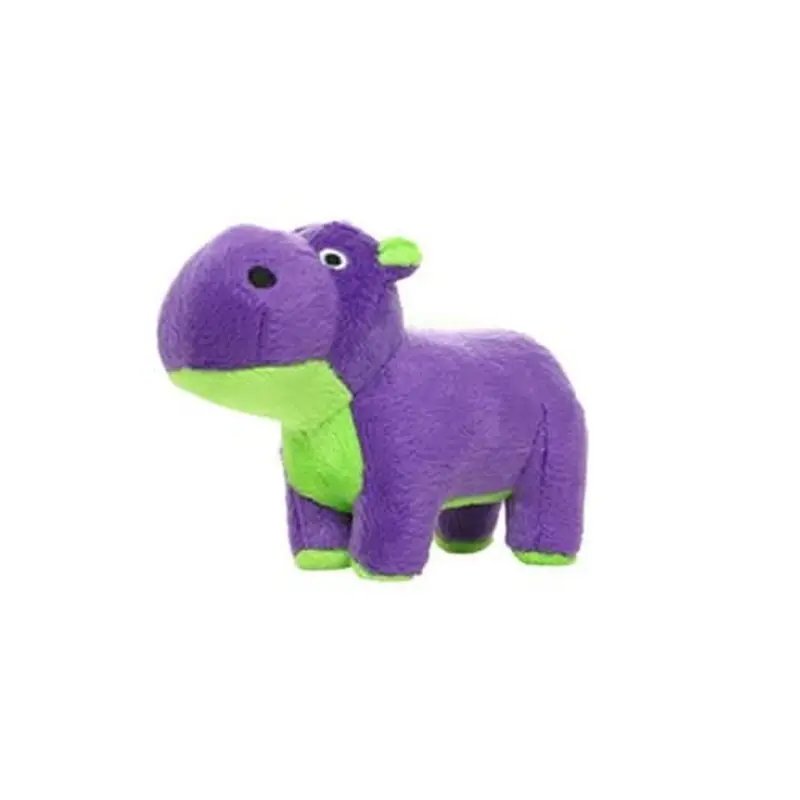 Mighty Junior Safari Hippo Purple Dog Toy