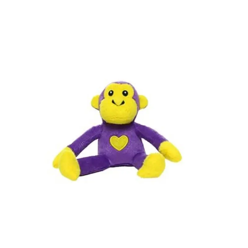 Mighty Junior Safari Monkey Purple Dog Toy
