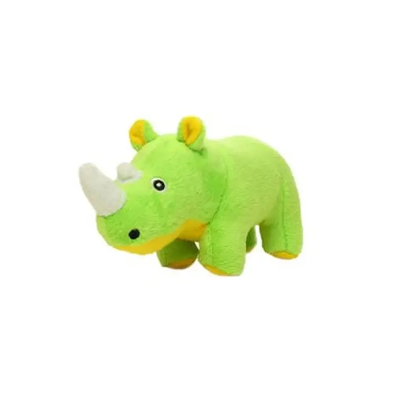 Mighty Junior Safari Rhinoceros Green Dog Toy