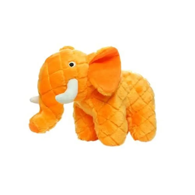Mighty Safari Elephant Orange Dog Toy