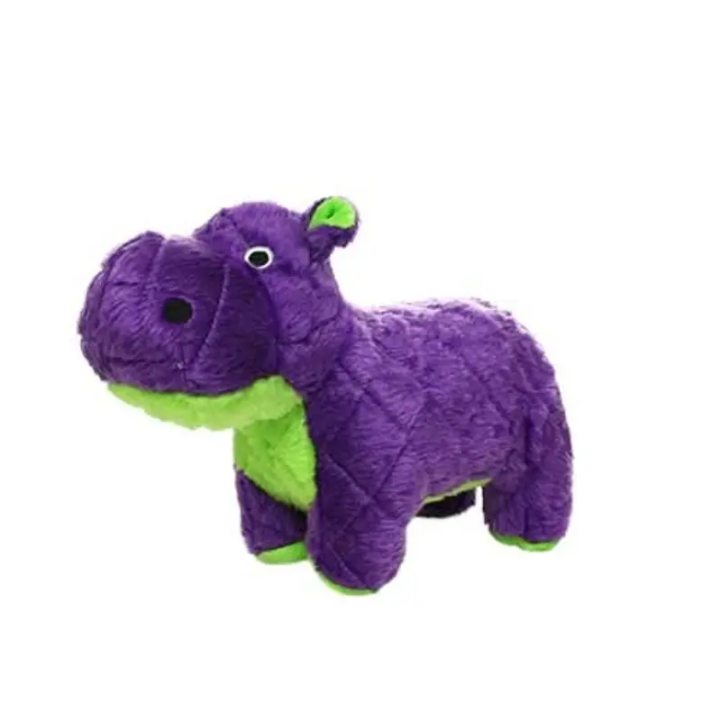 Mighty Safari Hippo Purple Dog Toy