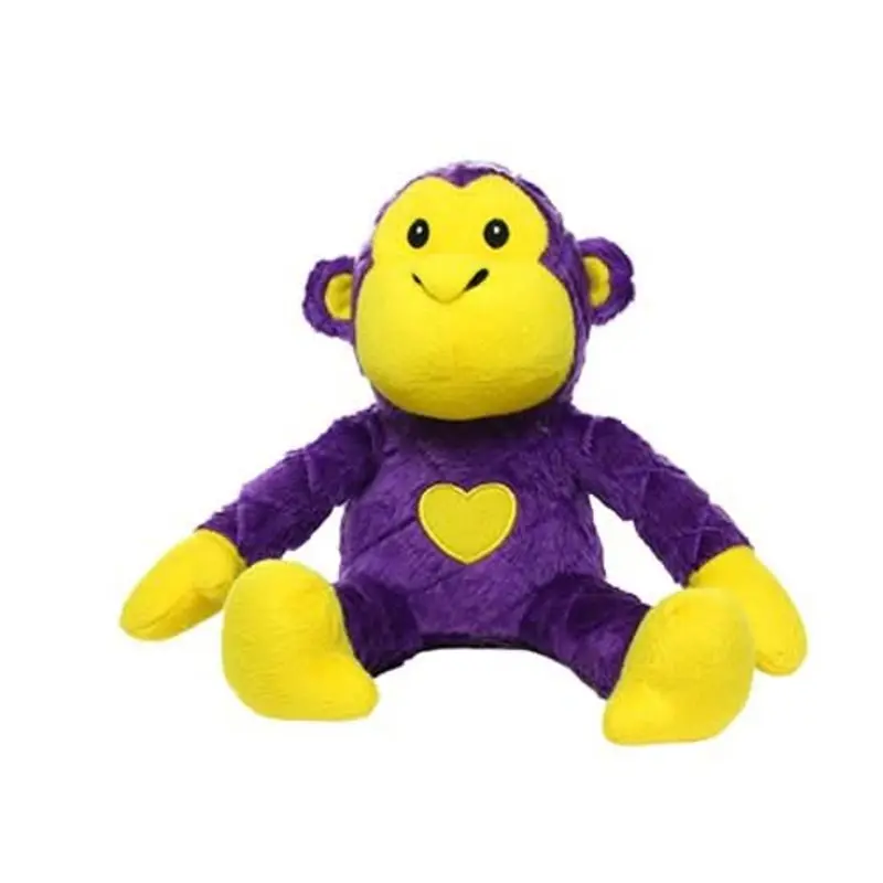 Mighty Safari Monkey Purple Dog Toy