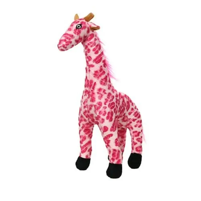 Mighty Safari Pink Giraffe Dog Toy