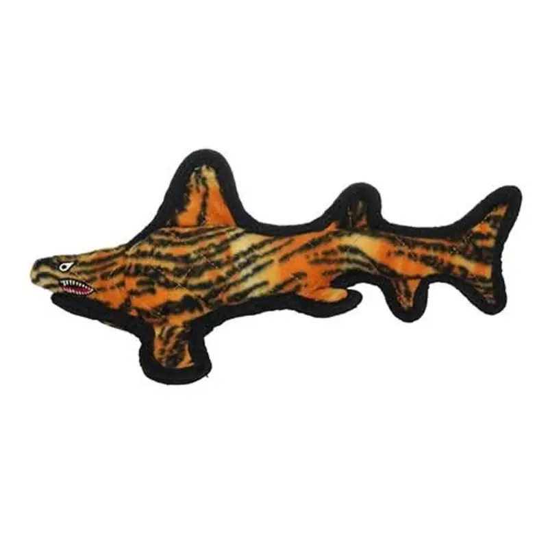 Tuffy Ocean Creature Tiger Shark Dog Toy