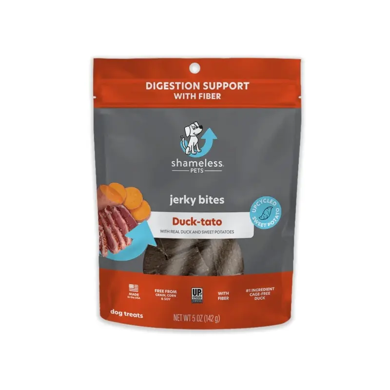 Shameless Pets Duck-Tato Jerky Bites, 5 oz