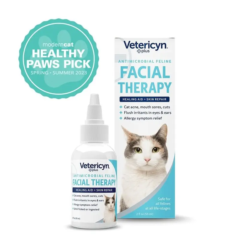 Vetericyn Plus Antimicrobial Feline Facial Therapy, 2oz