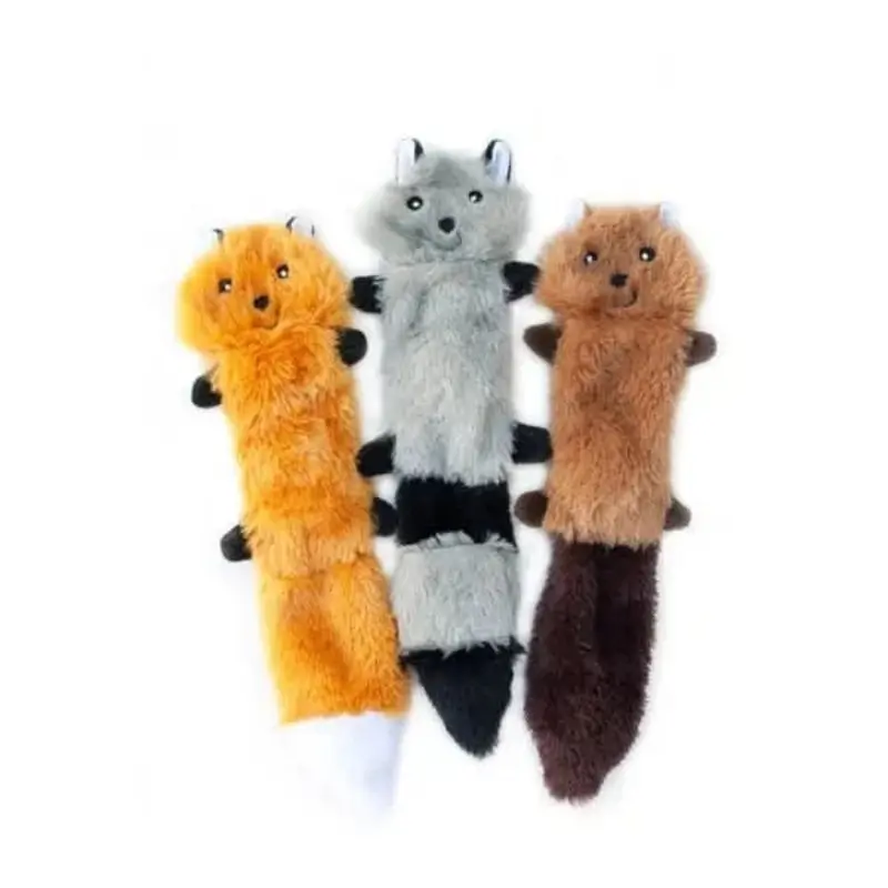 ZippyPaws Skinny Peltz Plush Dog Toy - Set of 3 (Small)