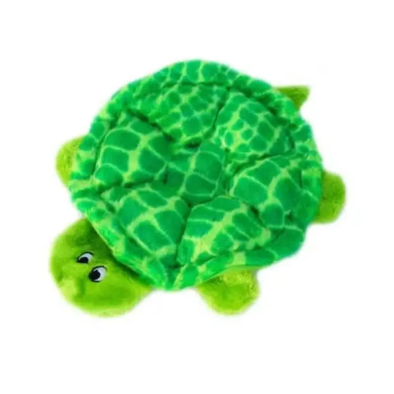 ZippyPaws Squeakie Crawler - SlowPoke the Turtle Plush Dog Toy