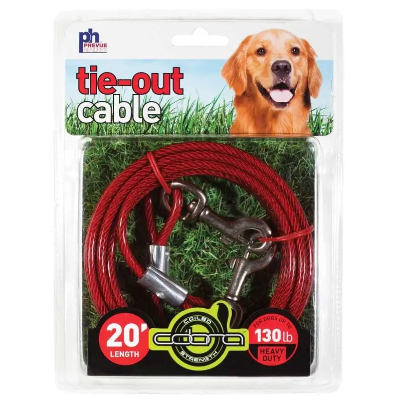 Prevue Pet Products 20' Tie-out Cable Heavy Duty