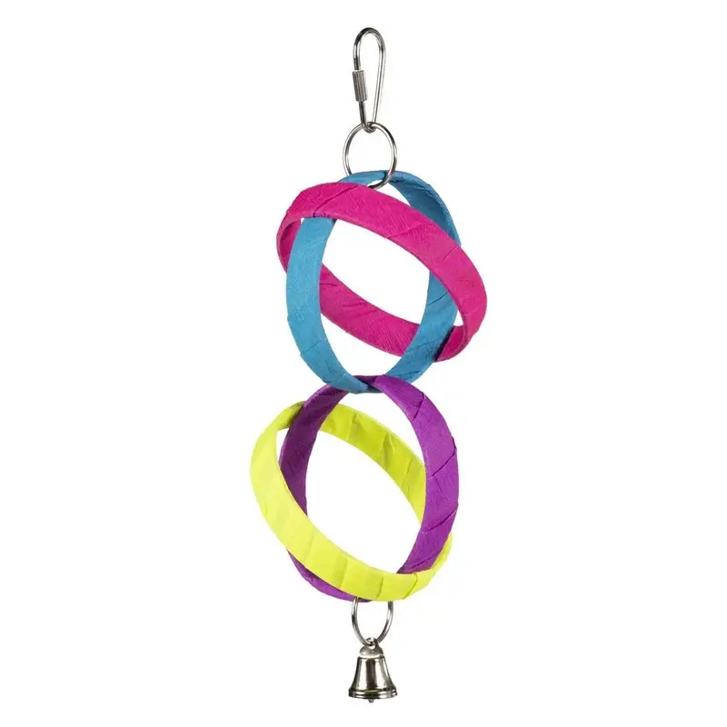 Prevue Pet Products Tropical Teasers Sisal Hoops Bird Toy