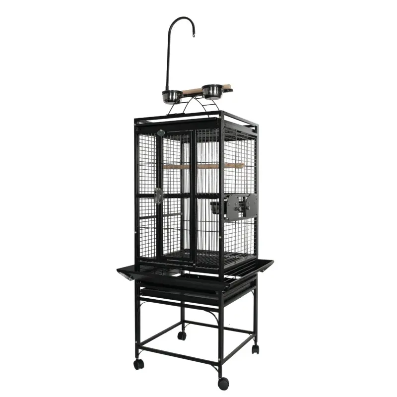 A&E Cage Company 18X18 PLAYTOP 5/8" BAR SPACING 48 LB Bird Cage- 47x20x6