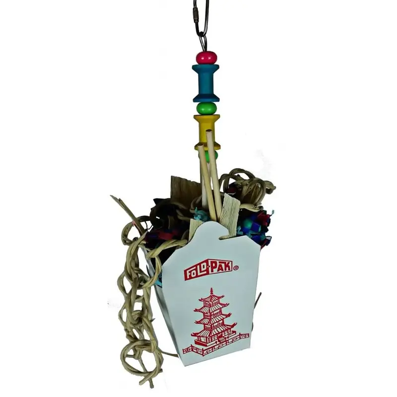 A & E Happy Beaks Chinese Take Out Bird Cage Accessory