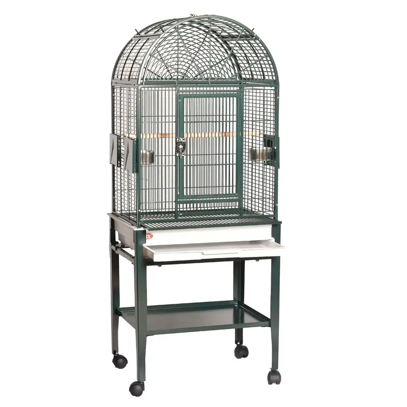 A&E 22"x17" Dome Top Cage with Plastic Base