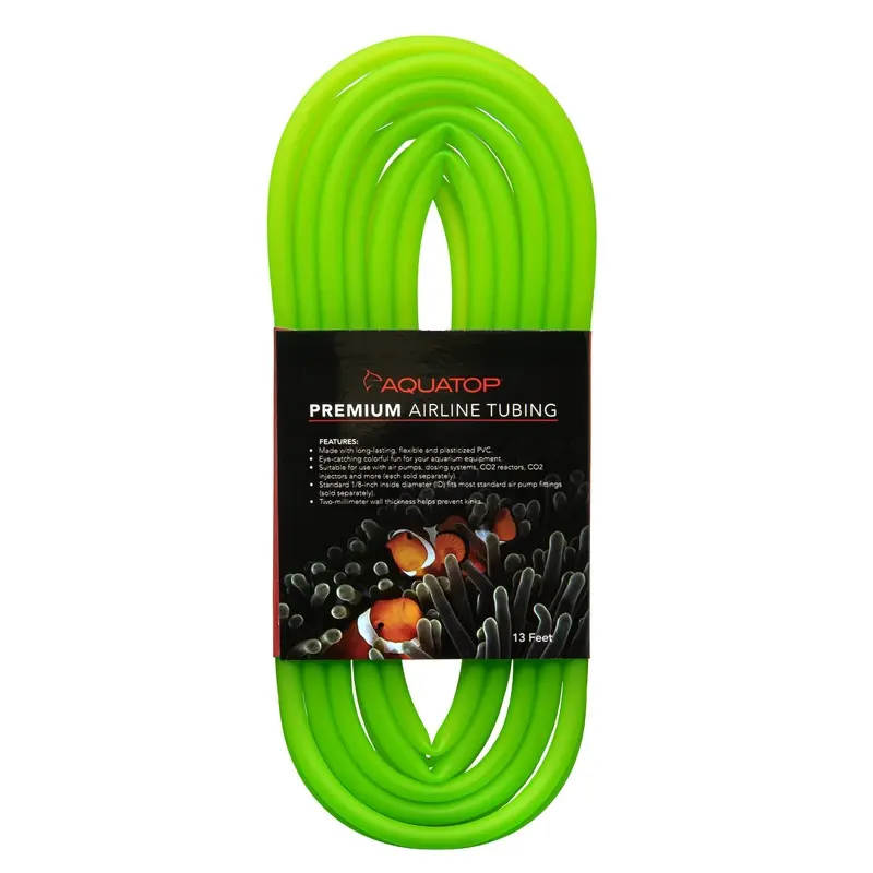 Aquatop Airline Tubing Neon Green 13ft