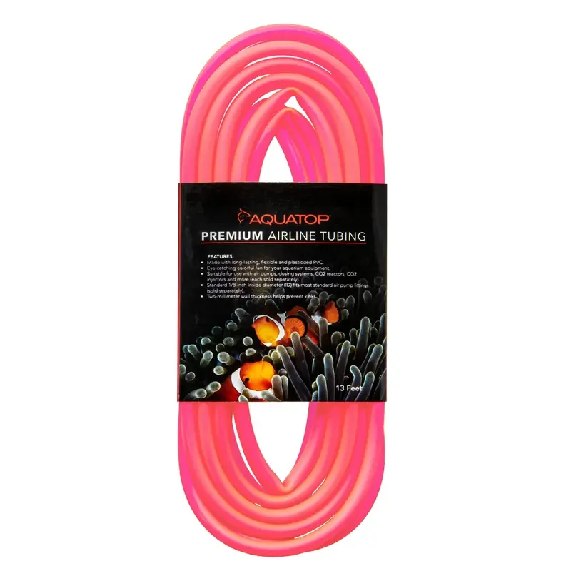 Aquatop Airline Tubing Neon Red 13ft
