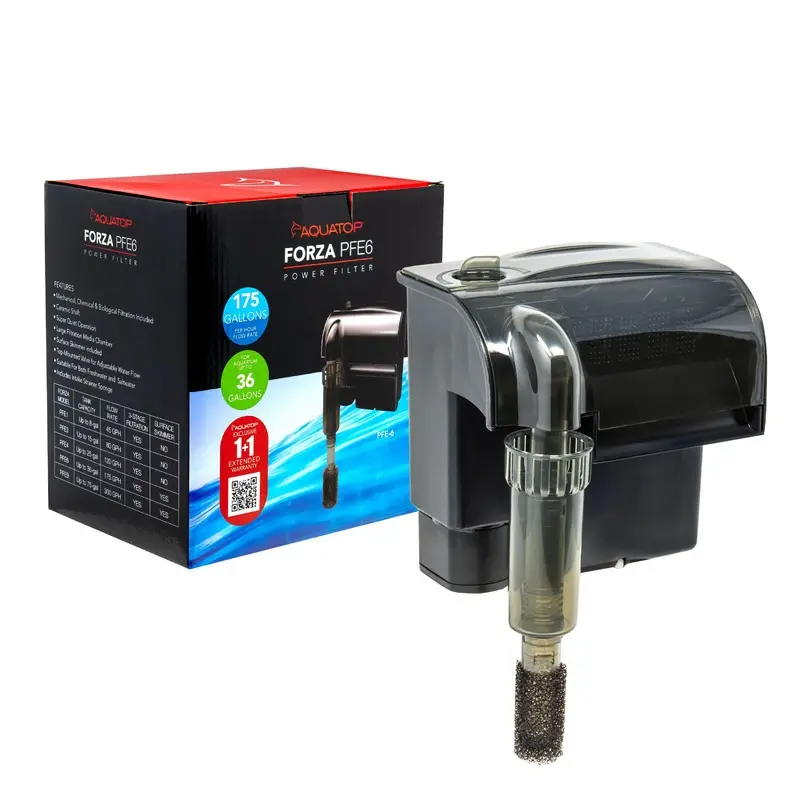 Aquatop Forza Power Filter w/Surface Skimmer 175gph