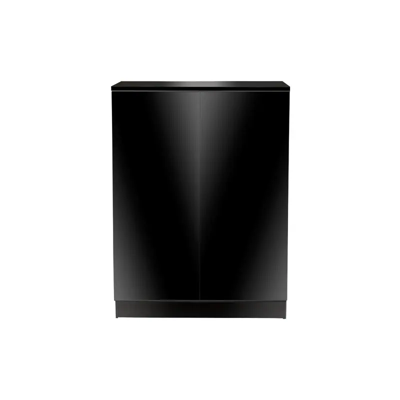 Aquatop Forza Premier 2-Door Cabinet for Rimmed Tanks Black 24.5in X 13.7in X 31.5in