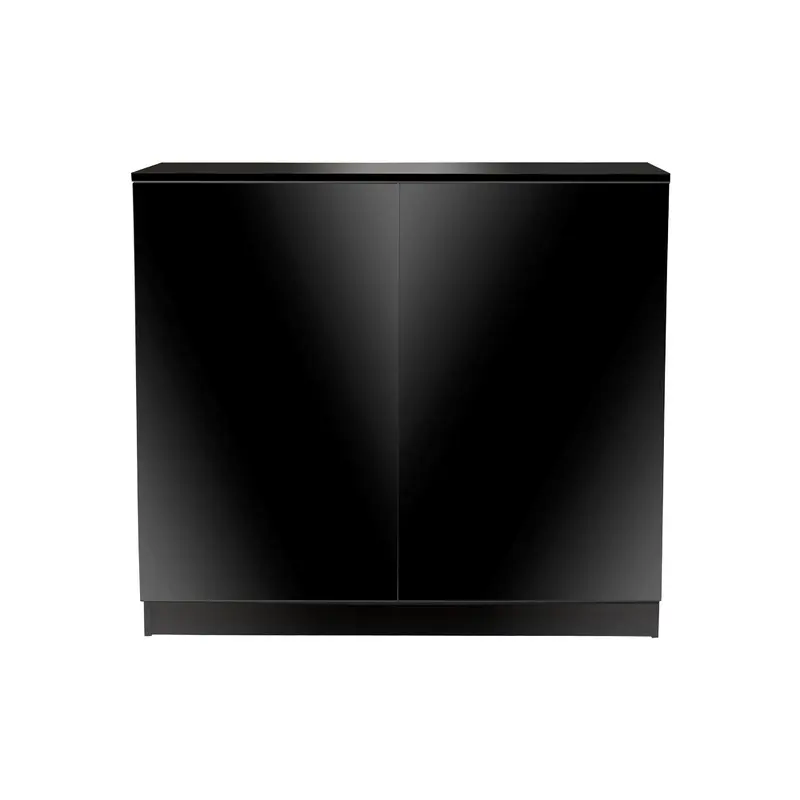 Aquatop Forza Premier 2-Door Cabinet for Rimmed Tanks Black 30.8in X 13.7in X 31.5in
