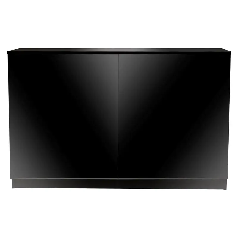 Aquatop Forza Premier 2-Door Cabinet for Rimmed Tanks Black 49.2in X 13.7in X 31.5in