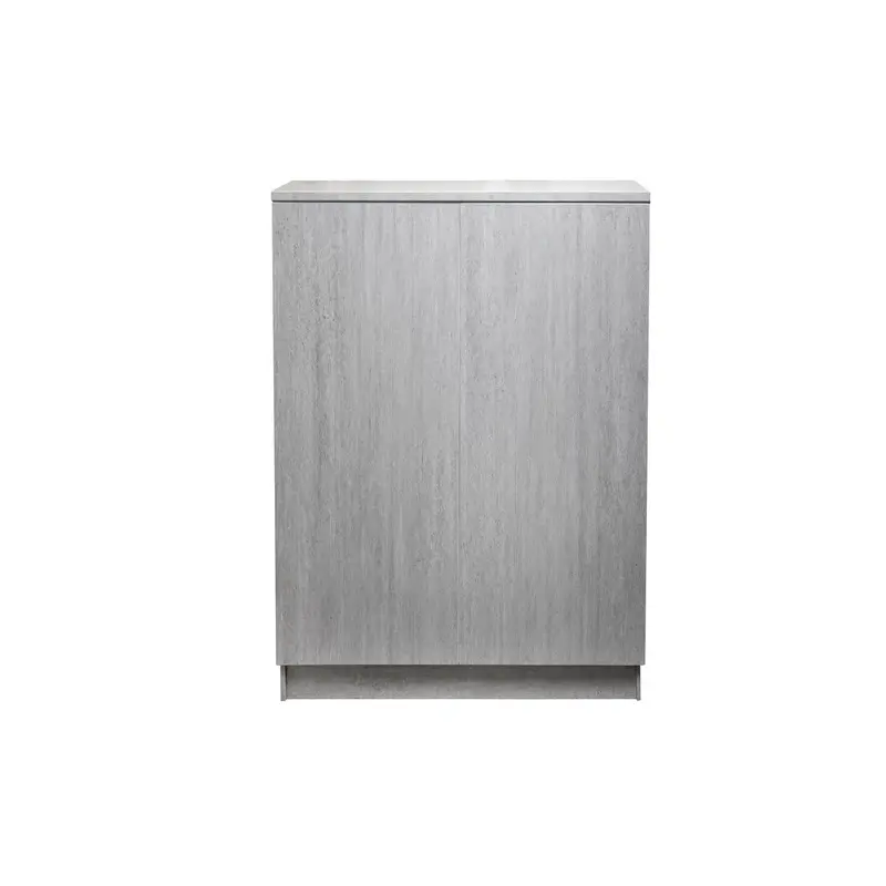 Aquatop Forza Premier 2-Door Cabinet for Rimmed Tanks Grey 24.5in X 13.7in X 31.5in