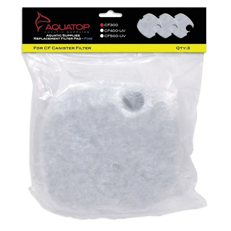 Aquatop Replacement Filter Sponge for CF Series Filters For CF-300 White 3 Pack