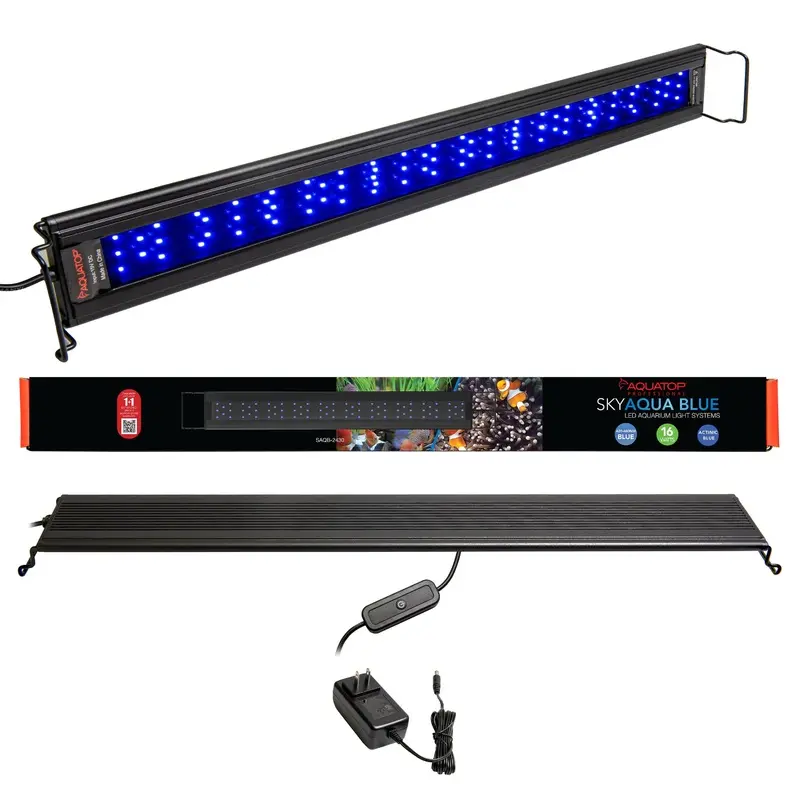 Aquatop SkyAqua Actinic Blue LED Aquarium Light 24-30in 16w
