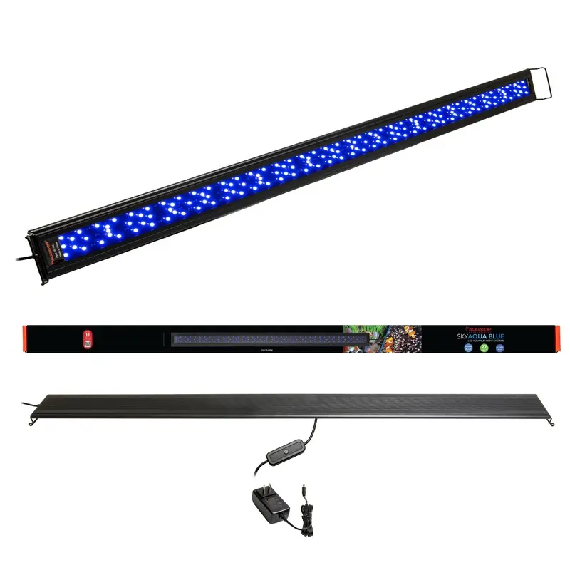 Aquatop SkyAqua Actinic Blue LED Aquarium Light 48-54in 27w