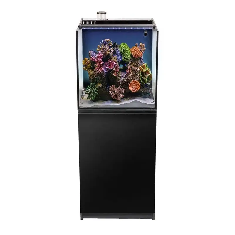 Aquatop Recife ECO Aquarium Kit with Stand Black, Clear 24 gal