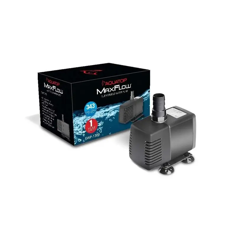 Aquatop SWP-1300 MaxFlow Submersible Water Pump Black