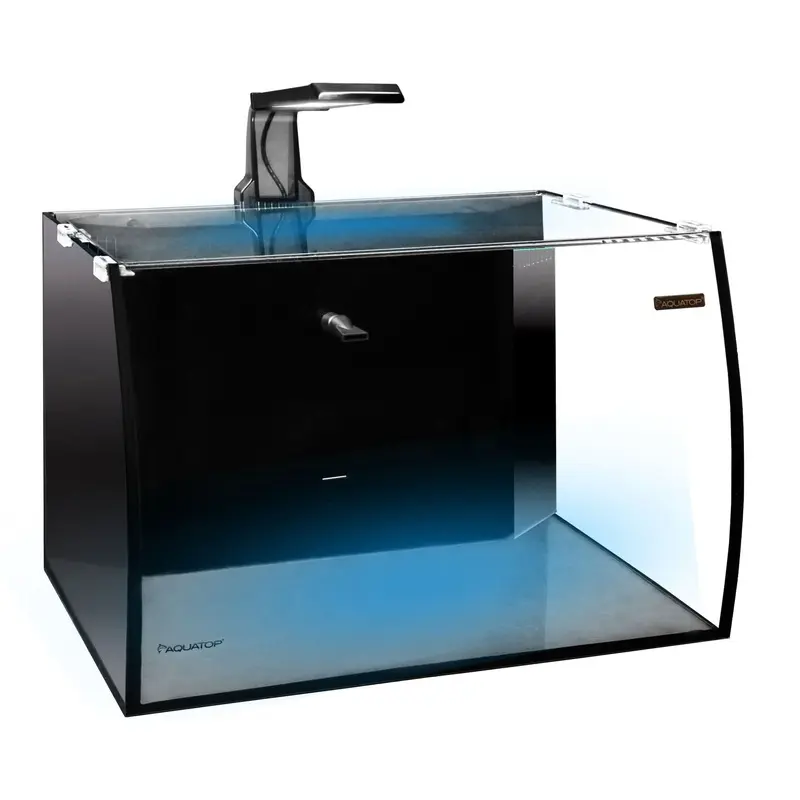 Aquatop Vertical Bowfront Aquarium Kit 8 gal
