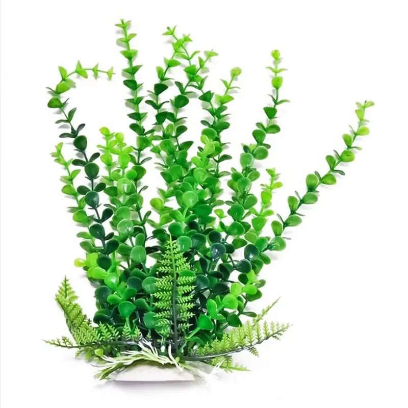 Aquatop Bacopa Aquarium Plant w/Weighted Base Green 16 in