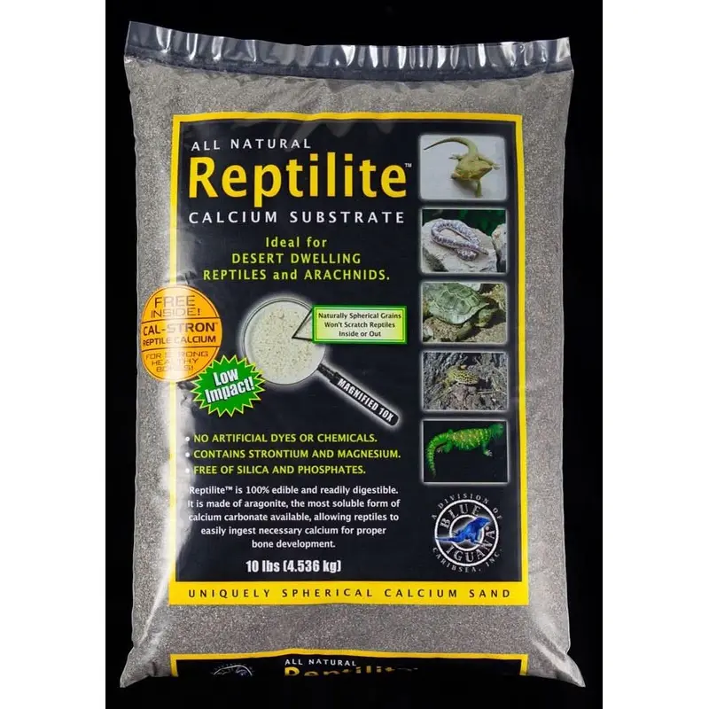 CaribSea All Natural Reptile Calcium Substrate Smokey Sands 10 lb