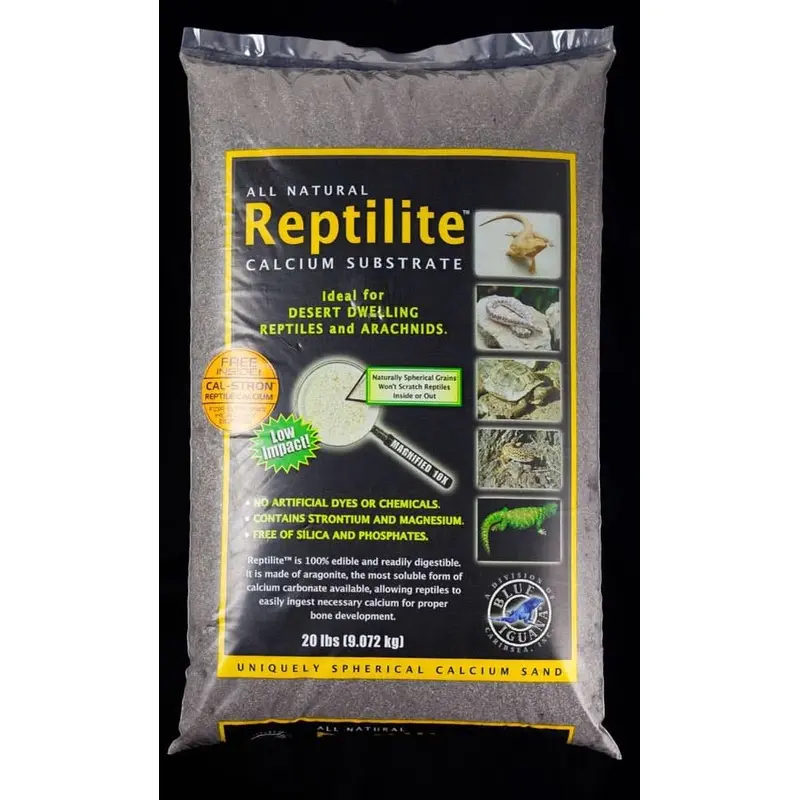 CaribSea All Natural Reptile Calcium Substrate Smokey Sands 20 lb