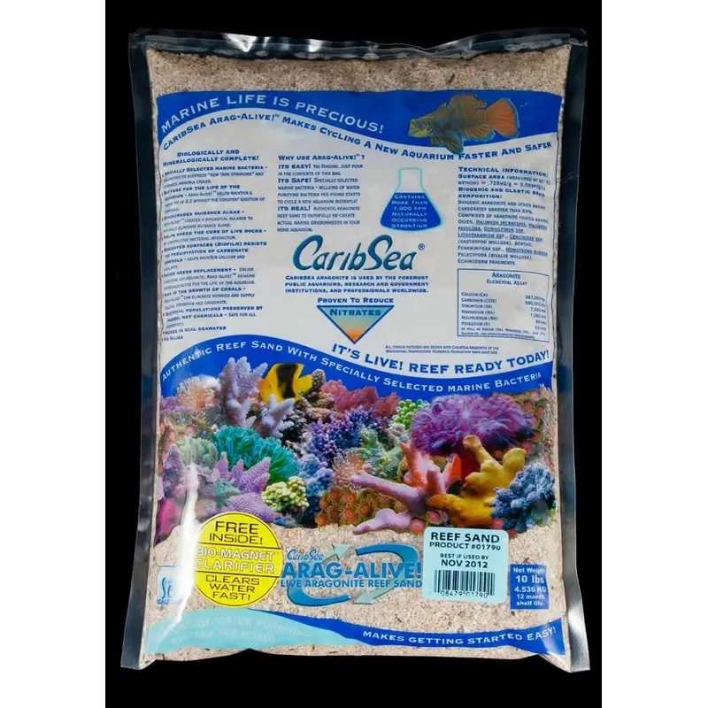 CaribSea Arag-Alive Special Grade Reef Sand 10 lb