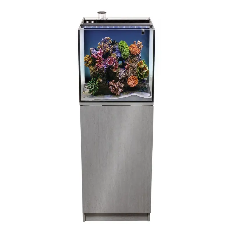 Aquatop Recife ECO Aquarium Kit with Stand Grey, Clear 24 gal