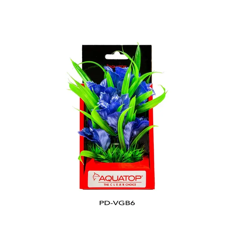 Aquatop Vibrant Garden Plant Blue 6in