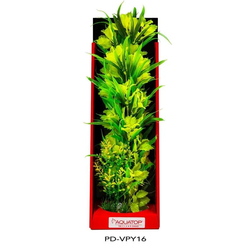 Aquatop Vibrant Passion Plant Yellow 16in