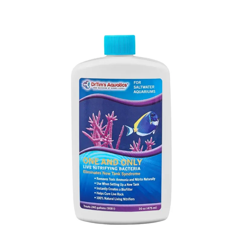Dr. Tim's Aquatics One & Only Live Nitrifying Bacteria for Saltwater Aquariums 16 fl. oz