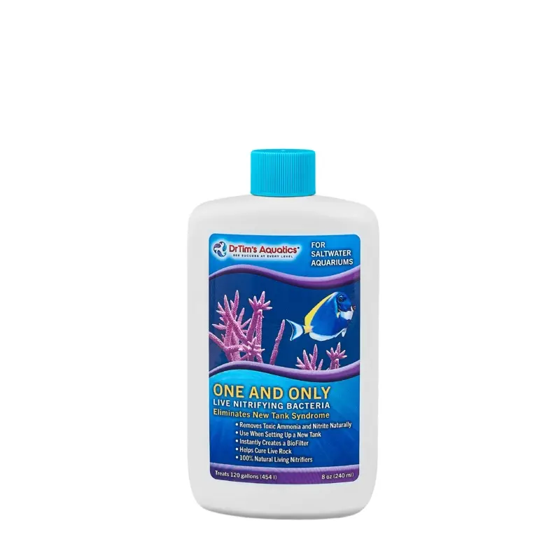 Dr. Tim's Aquatics One & Only Live Nitrifying Bacteria for Saltwater Aquariums 8 fl. oz