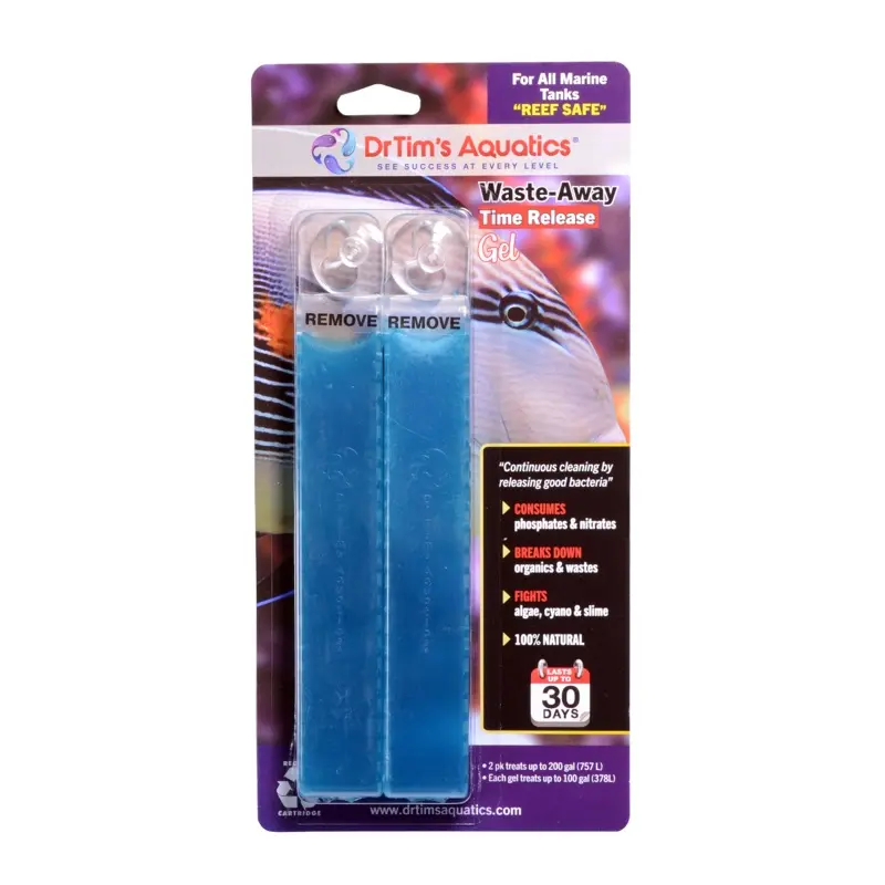 Dr. Tim's Aquatics Waste-Away Marine Time Release Gel Water Clarifier 2pk LG