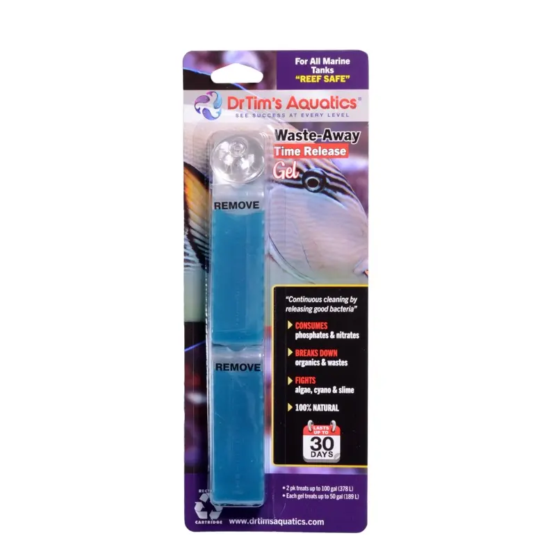 Dr. Tim's Aquatics Waste-Away Marine Time Release Gel Water Clarifier 2pk MD