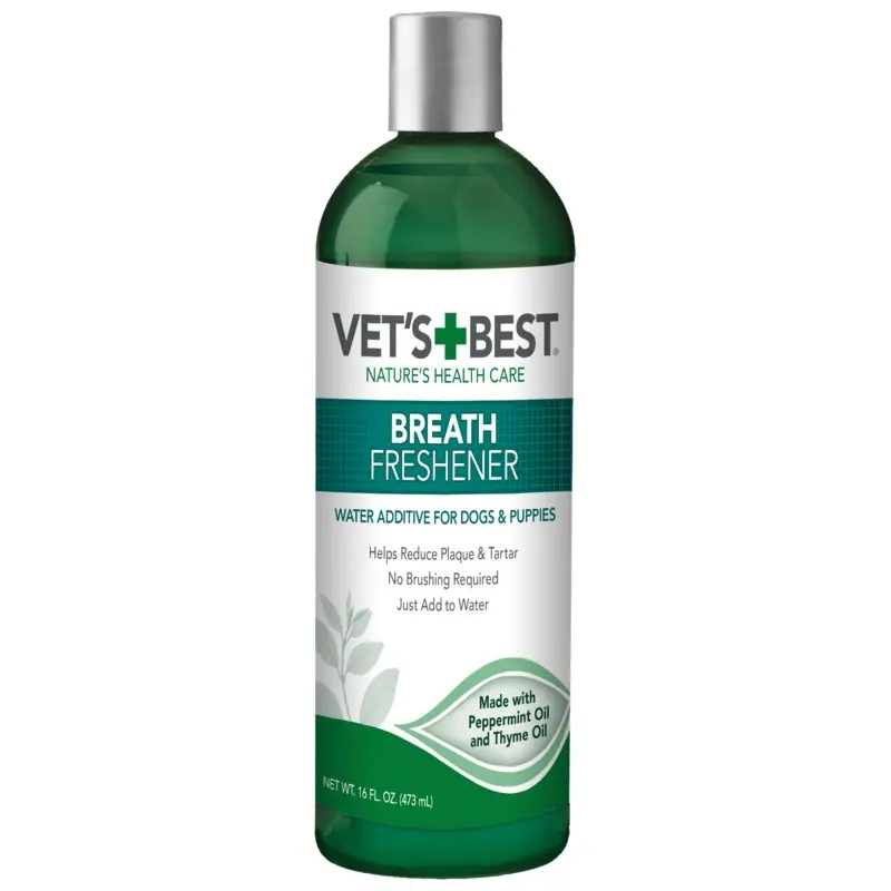 Vet's Best Breath Freshener Water Additive for Dogs and Puppies 16oz