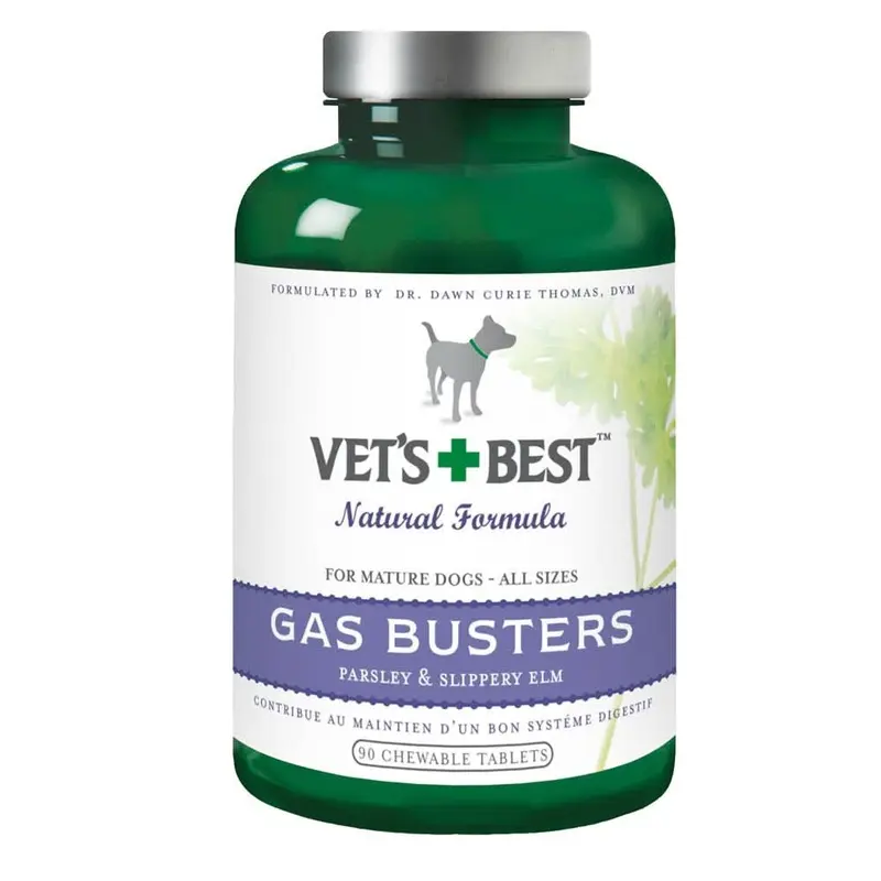 Vet's Best Best Gas Busters Tablets 90 Count