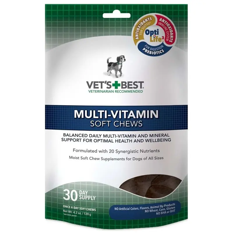 Vet's Best Multi-Vitamins Soft Chews 30 Chews 4.2 oz