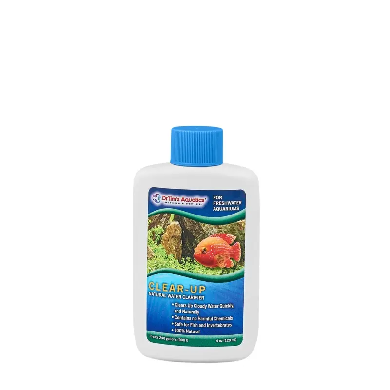 Dr. Tim's Aquatics Clear-UP Natural Water Clarifier for Freshwater Aquarium 4 fl. oz