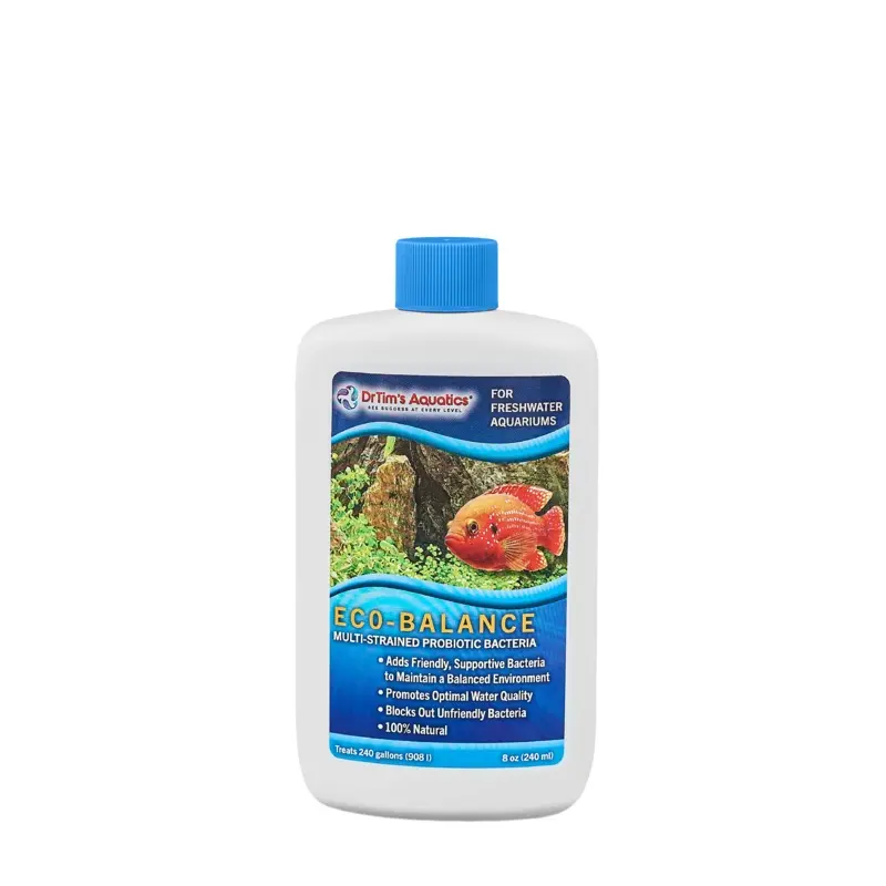 Dr. Tim's Aquatics Eco-Balance Probiotic Bacteria for Freshwater Aquarium 8 fl. oz