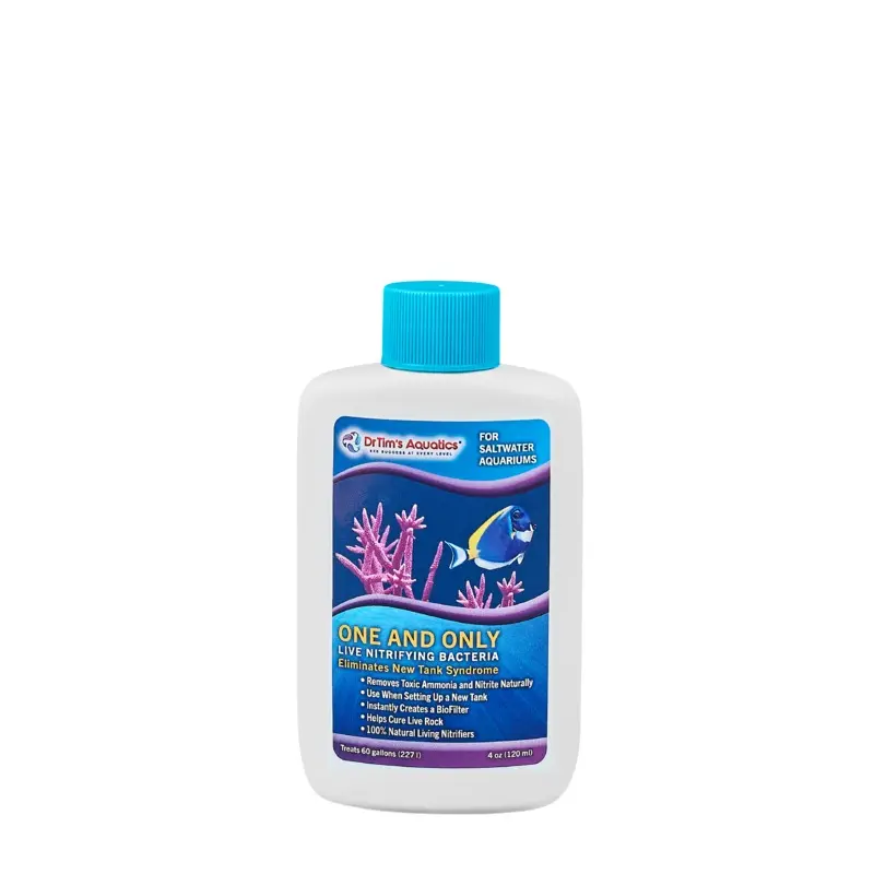 Dr. Tim's Aquatics One & Only Live Nitrifying Bacteria for Saltwater Aquariums 4 fl. oz